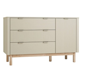 Kumode ar 3 atvilktnēm un 1 durvīm (Stripe kolekcija) Kumode ar 3 atvilktnēm un 1 durvīm (Stripe kolekcija)